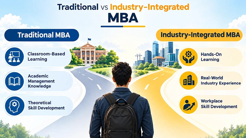 Traditional integrated MBA programme for students developing business management and leadership skills